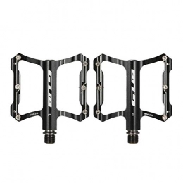 ZHIPENG Mountainbike-Pedales ZHIPENG Bicycle Pedal, Ultra-Light Aluminum Alloy with Sealed Bearing Large Foldable for Mountain Bike Road Bike - Bicycle Accessories, Schwarz