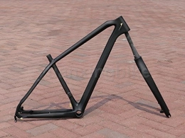 yuanxingbike Mountainbike-Rahmen 225 # Toray Carbon MTB, Full Carbon UD Glossy Mountain Bike 29er Rahmen 38, 1 cm Gabel Headset