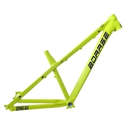  Mountainbike-Rahmen Fahrradrahmen, gelber ultraleichter Hardtail-AM10-mm-Schnellspannrahmen aus Aluminiumlegierung, 30, 8-mm-Sattelstütze, kompatibel mit 27, 5 / 26-Zoll-, geradem / konischem Rohr (S : 27.5in)