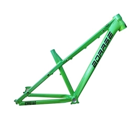  Mountainbike-Rahmen Fahrradrahmen, ultraleichter AM10-mm-Schnellspannrahmen aus grüner Aluminiumlegierung 30, 8-mm-Sattelstütze kompatibel mit 27, 5 / 26-Zoll- geradem / konischem Rohr (S : 27.5in)