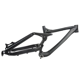 HIMALO Ersatzteiles HIMALO Vollgefederter Rahmen 26 / 27.5er Downhill Mountainbike Rahmen DH / XC / AM Aluminiumlegierung Scheibenbremse MTB Rahmen Steckachse 12 * 142mm (Size : L / Large)
