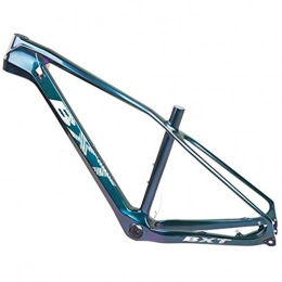 HNXCBH Mountainbike-Rahmen HNXCBH Fahrradrahmen Full Carbon MTB Carbon Rahmen Mountainbike-Rahmen 27.5 Super Light Fahrradrahmen (Color : Chameleon Blue, Size : 17 inch Glossy BSA)