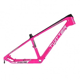 LIDAUTO Mountainbike-Rahmen LIDAUTO Mountainbike-Rahmen Kohlefaser für 24 Zoll Laufradsatz Fahrradzubehör 13, 5 Zoll Höhe, pink, 24 * 13.5inch