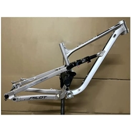 HIMALO Mountainbike-Rahmen MTB Aufhängungsrahmen 26er 27.5er 29er Enduro Mountainbike Rahmen DH / XC / AM Steckachse 12*148mm Boost Aluminiumlegierungs Rahmen 16, 5'' / 18'' Scheibenbremse Rahmen ( Color : Silver , Size : 27.5*16.5