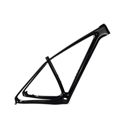 PPLAS Ersatzteiles PPLAS CO2-MTB-Rahmen 29er Carbon-Mountainbike-Rahmen Neuer T1000-Kohlenstoff-MTB-Fahrradrahmen PF30 15 / 17 / 19 / 21" (Color : Black Glossy, Size : 21inch)