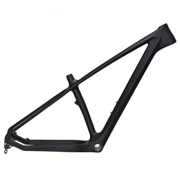 PPLAS Mountainbike-Rahmen PPLAS Kohlenstofffettradrahmen mit Gabel 26er Carbon MTB Snow Bike-Frameset 26 × 5.0 Bergschnee-Fahrradrahmen (Color : Only Frame, Size : 18inch Glossy)