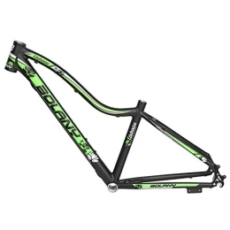 QDY Mountainbike-Rahmen QDY-26 Zoll Aluminiumlegierung Fahrrad Mountainbike Rahmen für Damen Fahrradteile Zubehör, Black Green