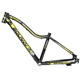 QDY Ersatzteiles QDY-26 Zoll Aluminiumlegierung Fahrrad Mountainbike Rahmen für Damen Fahrradteile Zubehör, Black Yellow