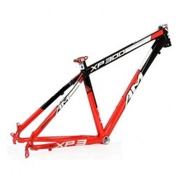 Mountain Bike Ersatzteiles Rennrad Rahmenset, AM / XP300 Mountainbike-Rahmen, 26 / 16 Zoll leichten Aluminiumlegierung-Fahrrad-Rahmen, Geeignet for MTB, Cross Country, Down Hill (schwarz / rot)