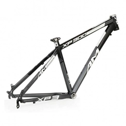 Mountain Bike Mountainbike-Rahmen Rennrad Rahmenset, AM / XP300 Mountainbike-Rahmen, 26 / 16 Zoll leichten Aluminiumlegierung-Fahrrad-Rahmen, Geeignet for MTB, Cross Country, Down Hill (schwarz / weiß)