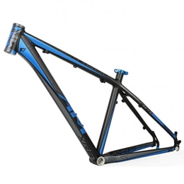 Mountain Bike Mountainbike-Rahmen Rennrad Rahmenset, AM / XR600 Mountainbike-Rahmen, 26 / 16 Zoll leichten Aluminiumlegierung-Fahrrad-Rahmen, Geeignet for MTB, Cross Country, Down Hill (schwarz / blau)