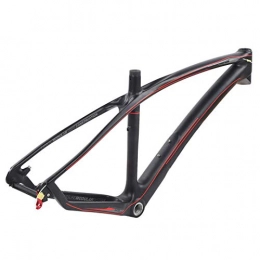 ZSM Bike-Rahmen, 27.5erx17.5in Carbon-Fahrradrahmen mit Headset und Sattelstützenclip für Mountainbicycle YMIK