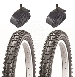 Vancom Mountainbike-Reifen 2 Fahrrad Reifen Bike Reifen – Mountain Bike – 18 x 1, 95 – mit Schrader Röhren