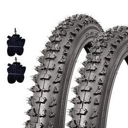 Kenda Mountainbike-Reifen 2 Reifen Kenda 16 x 1.95 (50-305) + Luftkammern schwarz MTB Kinderfahrrad Mountainbike