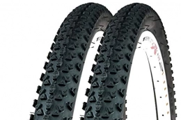 Unbekannt Mountainbike-Reifen 2 Stück 29 Zoll Fahrrad Reifen 54-622 MTB Tire 29x2.10 Mantel schwarz