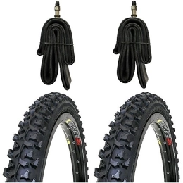 Kenda Mountainbike-Reifen 2 x Kenda MTB Reifen Fahrradreifen 24 Zoll 50-507 24 x 1.95 inklusive 2 x Schlauch mit Dunlopventil