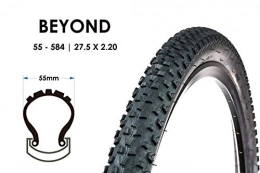 Unbekannt Mountainbike-Reifen 27, 5 Zoll Beyond 56-584 Fahrrad MTB Reifen 27, 5x2.2 Mantel Tire schwarz