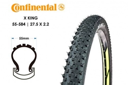 Unbekannt Mountainbike-Reifen 27, 5 Zoll Continental XKing 55-584 Fahrrad MTB Crossrad Reifen 27, 5x2.20 Mantel Tire