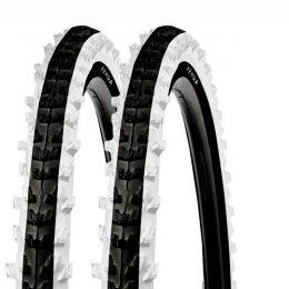 Kenda Mountainbike-Reifen 2x Kenda Fahrrad Reifen 20x2.00 MTB K-829 50-406 schwarz / weiss