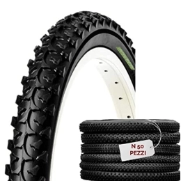 ECOVELO Mountainbike-Reifen 50 Reifen 20 x 1, 95 Gummireifen für MTB Kinder Fahrrad 20 Zoll Dübel Reifen Mountainbike