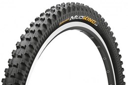 Continental Mountainbike-Reifen Continental Unisex – Erwachsene Fahrradreifen Mud King 2.3 Drahtreifen, schwarz, One size
