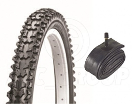Vancom Mountainbike-Reifen Fahrrad Reifen Bike Tire – Mountain Bike – 26 x 1, 95 – mit Schrader Tube
