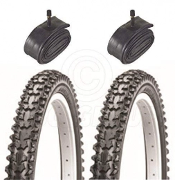 Vancom Mountainbike-Reifen Fahrradreifen fr Mountainbike, inklusive Schluchen mit Schraderventil, 14 x 2.125 Zoll, 2 Stck