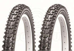 Vancom Mountainbike-Reifen Fahrradreifen für Mountainbikes, 14 x 2, 125, hochwertig, 2 Stück