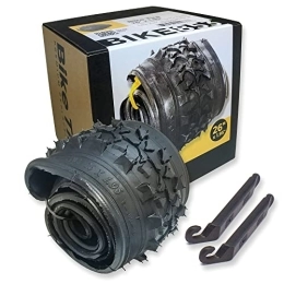 Eastern Bikes Mountainbike-Reifen Fahrradreifen-set für Mountainbike-Reifen, 66 cm x 4, 95 cm, inkl. Werkzeug, mit oder ohne Schläuche, 1 oder 2 Packungen (1 Reifen und kein Schlauch)