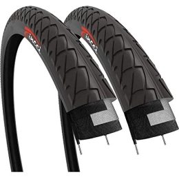 Fincci Mountainbike-Reifen Fincci Paar Fahrradreifen 26 x 2, 125 Zoll 54-559 Fahrradmantel Slick Reifen für Cityräder Rennrad Mountainbike MTB Hybrid Fahrrad Mantel mit 26x2.125 Reifen (2er Pack)