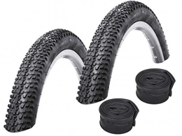 Kenda Mountainbike-Reifen KENDA Set: 2 x K1153 MTB Reifen 29x2.10 / 52-622 + 2 Conti SCHLÄUCHE Dunlopventil