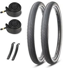 MOHEGIA Mountainbike-Reifen MOHEGIA Ersatz-Set für Mountainbike-Reifen, 60 x 5, 3 cm, mit Innenschläuchen und Reifenhebern, 2 Stück
