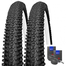 Reifenset Mountainbike-Reifen Set: 2 x Kenda K1153 MTB Reifen 29x2.10 / 52-622 + Schwalbe SCHLÄUCHE Dunlopventil
