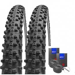 Reifenset Mountainbike-Reifen Set: 2 x Schwalbe Smart Sam Reflex Trekking Cross Reifen 37-622 / 28x1.40 + Schwalbe SCHLÄUCHE Autoventil