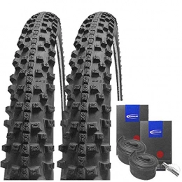 Reifenset Mountainbike-Reifen Set: 2 x Schwalbe Smart Sam Reflex Trekking Cross Reifen 37-622 / 28x1.40 + Schwalbe SCHLÄUCHE Dunlopventil