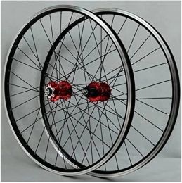 YANHAO Mountainbike-Räder 26 / 27, 5 / 29 Zoll V-Bremse Mountainbike-Räder, schnelle Demontage mit 32 Löchern, geeignet for 7 / 18 / 9 / 10 / 11 Geschwindigkeiten (Color : Rosso, Size : 29 INCH)