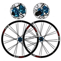 NOLOGO Mountainbike-Räder 26 Zoll Disc Bremsscheibe Mountainbike Kugelflachspeichen-Rad Cutter Ring Hub 7, 8, 9, 10, Geschwindigkeit Cassette Schwungrad Scheibenbremse Wheel Set (Color : C)
