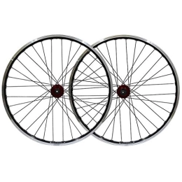 NEZIAN Mountainbike-Räder 26inch Aluminiumlegierung MTB Radfahren Räder Doppelwandig Schnelle Veröffentlichung V-Bremse Scheibenbremse 32H 7 8 9 Geschwindigkeit (Color : A)
