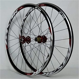 YANHAO Mountainbike-Räder 700C Rennrad-Laufradsatz, doppelwandige MTB-Räder mit V-Bremse und 30-mm-Hybrid-Mountain-Rädern, geeignet for 7 / 8 / 9 / 10 Geschwindigkeiten (Color : A, Size : 700C)
