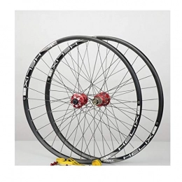 Bike Wheel Mountainbike-Räder Bike Wheel 26 „ / 27.5“ Inch Eigenbau Mountainbike Laufradscheibenbremse Schnellspanner DT Swiss Spoke (Color : Black, Size : 26")