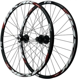 InLiMa Ersatzteiles Fahrradräder Mountainbike-Räder 26 27, 5 29 Zoll Fahrradräder Große Nabe 6 Klauenräder 9-mm-Radsatz Felgen (Color : Rosso, Size : 26 inch)