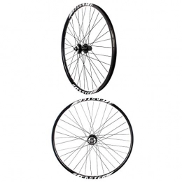 M-YN Ersatzteiles M-YN Fahrrad Laufradsatz, 27, 5 Zoll mit Variabler Geschwindigkeit Mountainbike Aluminum Alloy Wheel Set Scheibenbremse Vorderrad und das Hinterrad Schnellspanner (Color : White)