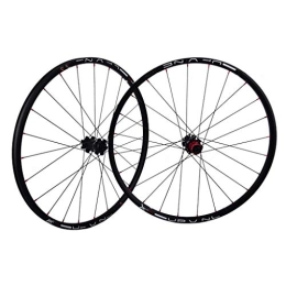 ZWB Ersatzteiles Mountainbike Laufräder 26 Zoll / 27, 5 Zoll Doppelwandige MTB-Felge Ultraleichtes Carbonrad Schnellverschluss 24h 7 / 8 / 9 / 10 / 11 Speed Bicycle Hub (Color : Black Wheel Set, Size : 26 in)