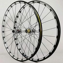 Xiami Mountainbike-Räder Xiami Barrel Welle Mountain Bike Wheel Set Gerade-Pull 24-Loch 4 Bearing Scheibenbremse 26" / 27.5" 3-Seiten-CNC-Aluminiumfelgen Titanium Carbon Drum (A Pair Wheels) (Color : Titanium, Size : 27.5")