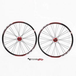 Xiami RS Ultra Mountain Bike Wheel Set Alufelge 24"/ 26" /27.5" / 29" Ball Bearing Getriebe Kassette Schwungrad-Fahrrad-Rad-Satz Scheibenbremse Schnellspanner (Vorderrad und Hinterrad)