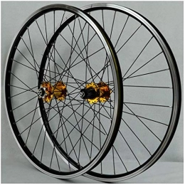 ZHTY Mountainbike-Räder ZHTY 26-Zoll-MTB-Fahrradradsatz, doppelwandige Radräder aus Aluminiumlegierung mit Scheiben- / V-Bremse 32-Loch-Felge 7 / 8 / 9 / 10 Kassettenradrad