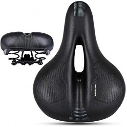 AMRT Ersatzteiles AMRT Fahrradsitz, ergonomisch, atmungsaktiv, geeignet für die meisten Mountainbikes, geeignet für Mountainbikes, Farbe: Schwarz, Größe: 26 x 20 cm