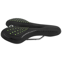 BROLEO Ersatzteiles Atmungsaktiver Fahrradsattel, Mountainbike-Sattel, ergonomisches Design für Radfahren (Schwarz Grün)