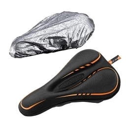 harayaa Ersatzteiles Comfort Bike Sattelkissen Pad Stoßfest für Mountainbike Fahrradzubehör, schwarz orange