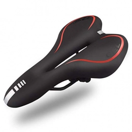 dfhf Fahrradsitz aus dickem Silikon, Zubehör für Fahrrad, weich und atmungsaktiv, geeignet für Mountainbike, Spinning-Fahrräder (schwarz)